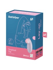 SATISFYER TROPICAL TIP VIBRADOR LAY ON AZUL