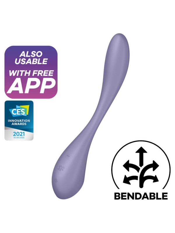 SATISFYER G SPOT FLEX 5 MULTI VIBRADOR AZUL