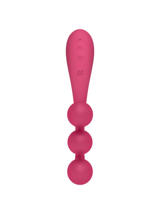 SATISFYER TRI BALL 1 MULTI VIBRADOR ROJO