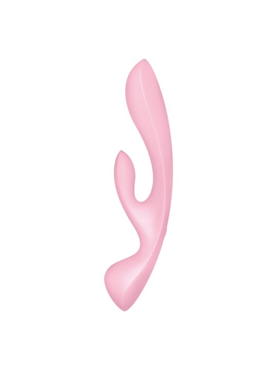 SATISFYER TRIPLE OH VIBRADOR HIBRIDO AZUL