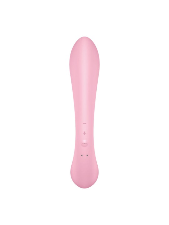 SATISFYER TRIPLE OH VIBRADOR HIBRIDO AZUL