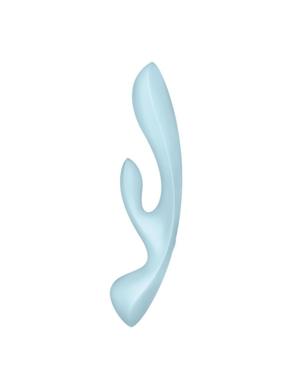SATISFYER TRIPLE OH VIBRADOR HIBRIDO AZUL