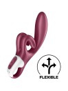 SATISFYER TOUCH ME VIBRADOR RABBIT ROJO