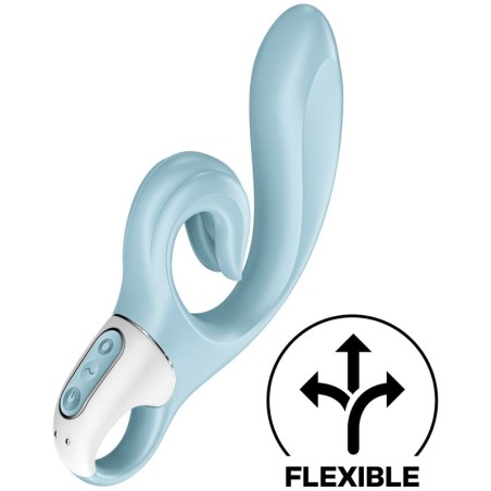 SATISFYER LOVE ME VIBRADOR RABBIT ROJO