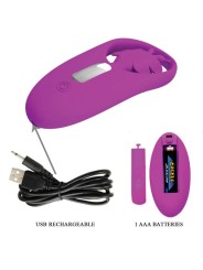 PRETTY LOVE DANCING BUTTERFLY ESTIMULADOR PARA BRAGUITA CON CONTROL REMOTO LILA