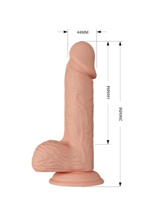 BAILE BEAUTIFUL ENCOUNTER CATOBLEPAS DILDO REALISTICO FLEXIBLE 206 CM NATURAL