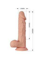 BAILE BEAUTIFUL ENCOUNTER BURAQ DILDO REALISTICO FLEXIBLE 24 CM NATURAL