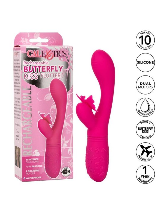 CALEXOTICS BUTTERFLY KISS FLUTTER ROSA