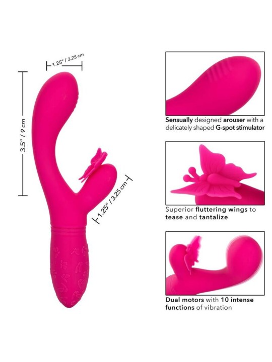 CALEXOTICS BUTTERFLY KISS FLUTTER ROSA