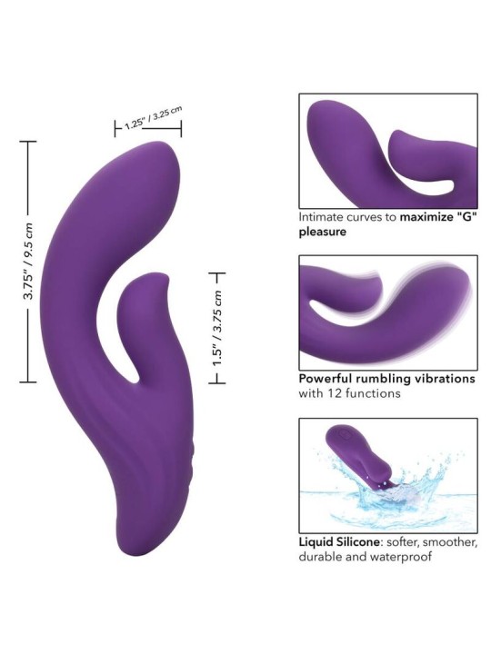 CALEXOTICS STELLA DUAL PLEASER VIOLETA