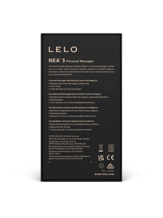 LELO NEA 3 MASAJEADOR PERSONAL AZUL
