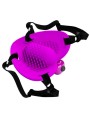 PRETTY LOVE MASAJEADOR DE CLITORIS HEARTBEAT 10 MODOS DE VIBRACION MORADO