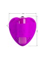 PRETTY LOVE MASAJEADOR DE CLITORIS HEARTBEAT 10 MODOS DE VIBRACION MORADO