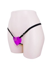 PRETTY LOVE MASAJEADOR DE CLITORIS HEARTBEAT 10 MODOS DE VIBRACION MORADO