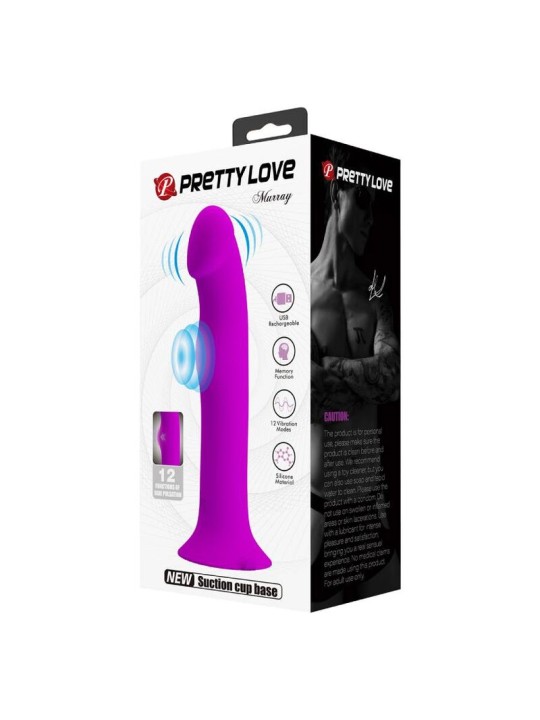 PRETTY LOVE MURRAY VIBRADOR Y ESTIMULADOR PUNTO G MORADO