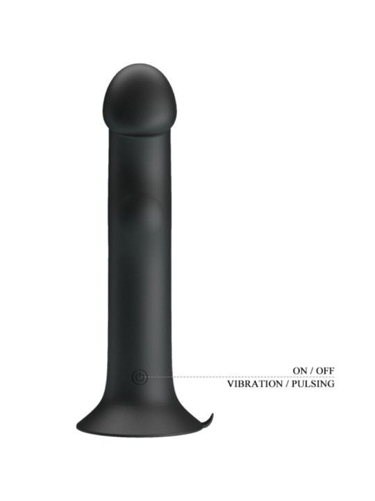 PRETTY LOVE MURRAY VIBRADOR Y ONDAS ESTIMULADORAS DE CLITORIS NEGRO