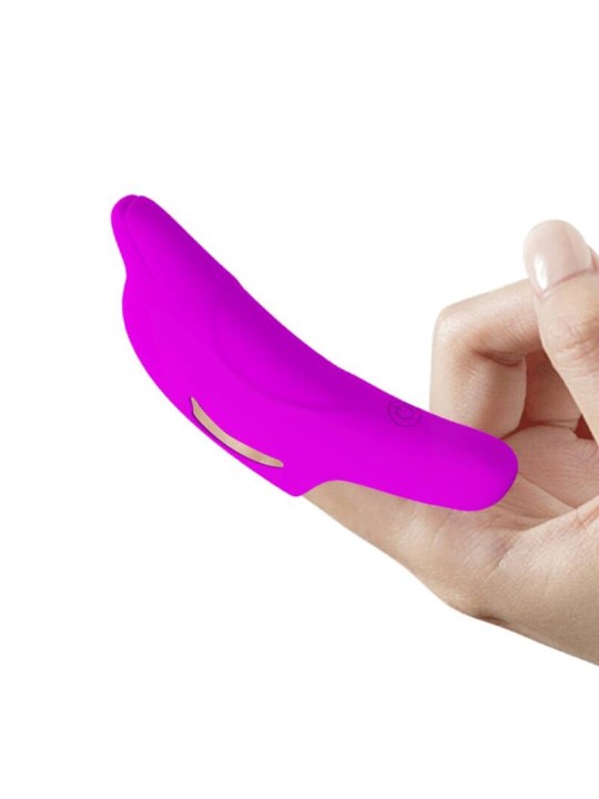 PRETTY LOVE DELPHINI PODEROSO ESTIMULADOR DE DEDO MORADO