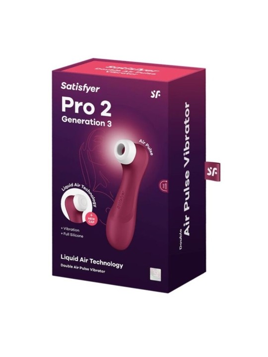 SATISFYER PRO 2 GENERACION 3 LIQUID AIR TECHNOLOGY GRANATE