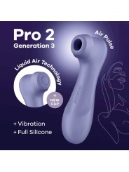 SATISFYER PRO 2 GENERACION 3 LIQUID AIR TECHNOLOGY GRANATE