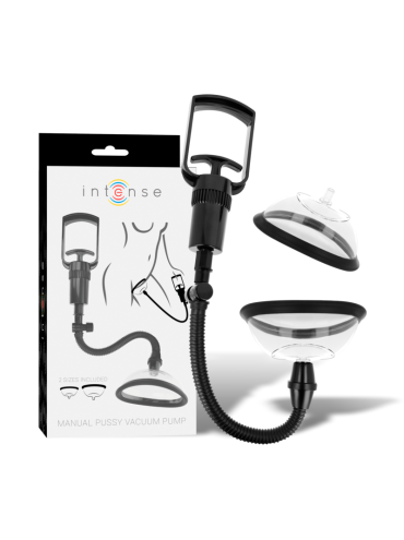 INTENSE PUMP BOMBA MANUAL VAGINAL CON DOS COPAS INTERCAMBIABLES