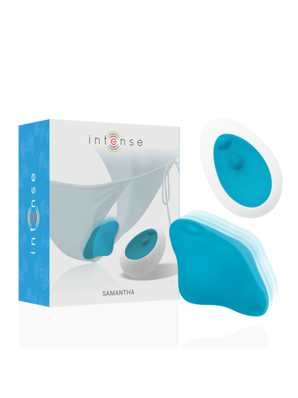 INTENSE SAMANTHA PANTIE CONTROL REMOTO AZUL