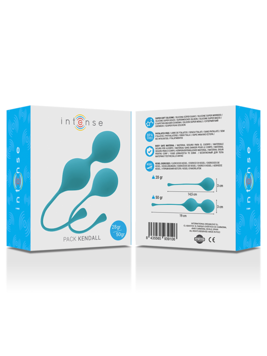 INTENSE BOLAS KEGEL PACK KENDALL AZUL