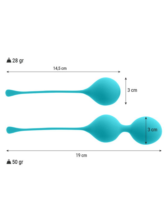 INTENSE BOLAS KEGEL PACK KENDALL AZUL