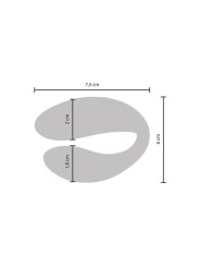 XOCOON BOUND LOVE VIBRADOR PARA PAREJAS MORADO