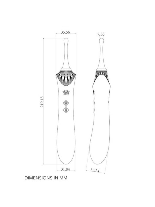ZALO BESS 2 MASAJEADOR PERSONAL MORADO