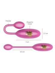 ONINDER DENVER HUEVO VIBRADOR ROSA 7 X 27 CM APP GRATUITA