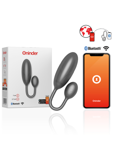 ONINDER DENVER HUEVO VIBRADOR ROSA 7 X 27 CM APP GRATUITA