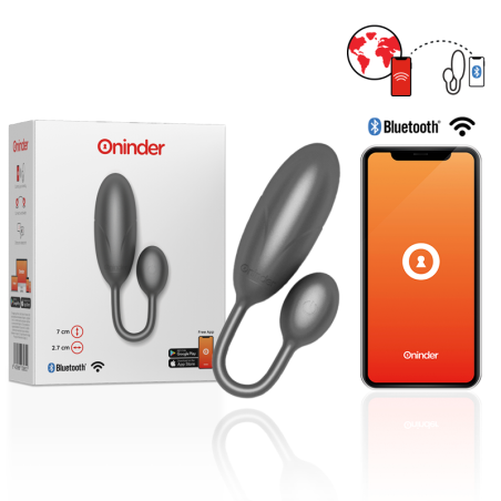 ONINDER DENVER HUEVO VIBRADOR ROSA 7 X 27 CM APP GRATUITA