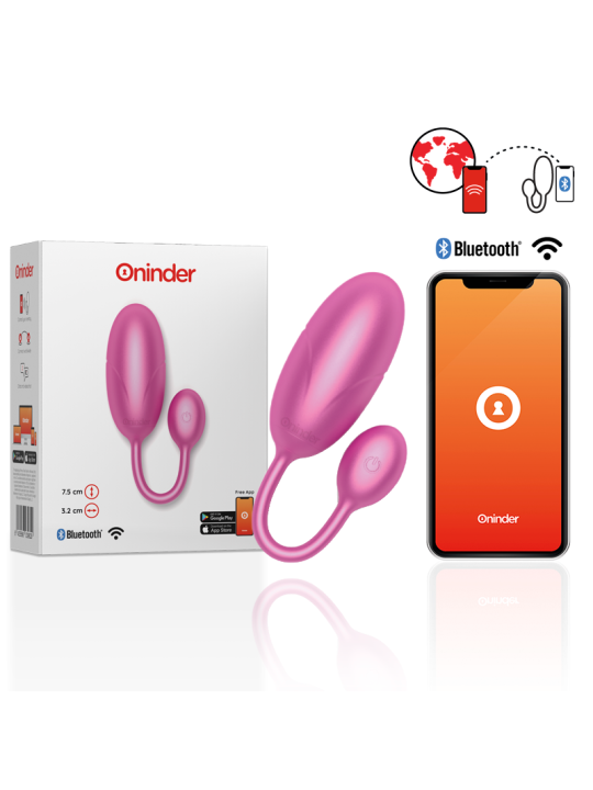 ONINDER TOKYO HUEVO VIBRADOR ROSA 75 X 32 CM APP GRATUITA