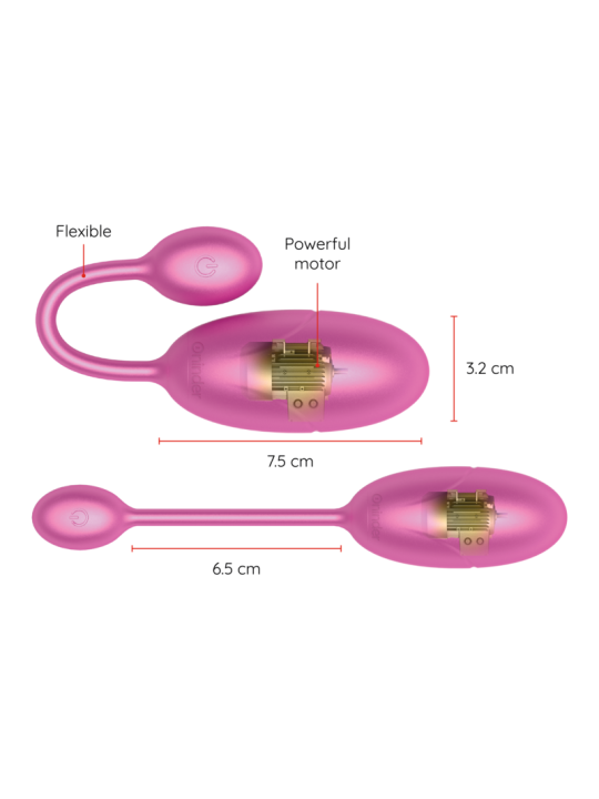 ONINDER TOKYO HUEVO VIBRADOR ROSA 75 X 32 CM APP GRATUITA