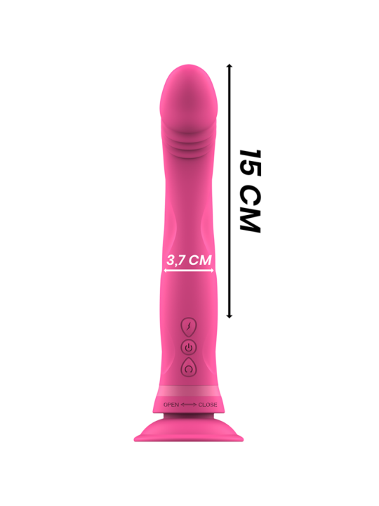 INTENSE MICHELANGELO DILDO VIBRADOR SILICONA ROSA