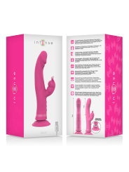 INTENSE JULIO VIBRADOR RABBIT SILICONA ROSA