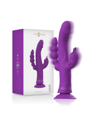 INTENSE CASANOVA VIBRADOR RABBIT SILICONA TRIPLE MOTOR MORADO