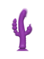 INTENSE CASANOVA VIBRADOR RABBIT SILICONA TRIPLE MOTOR MORADO