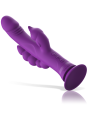 INTENSE CASANOVA VIBRADOR RABBIT SILICONA TRIPLE MOTOR MORADO