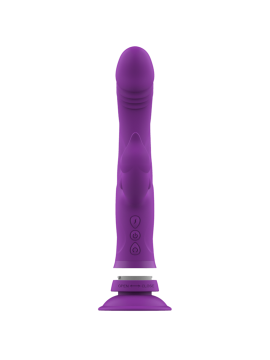 INTENSE CASANOVA VIBRADOR RABBIT SILICONA TRIPLE MOTOR MORADO