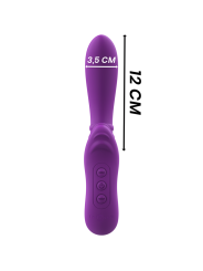 INTENSE HARRY VIBRADOR FLEXIBLE CON LENGUA MORADO
