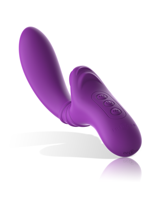 INTENSE HARRY VIBRADOR FLEXIBLE CON LENGUA MORADO