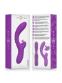 INTENSE HARRY VIBRADOR FLEXIBLE CON LENGUA MORADO