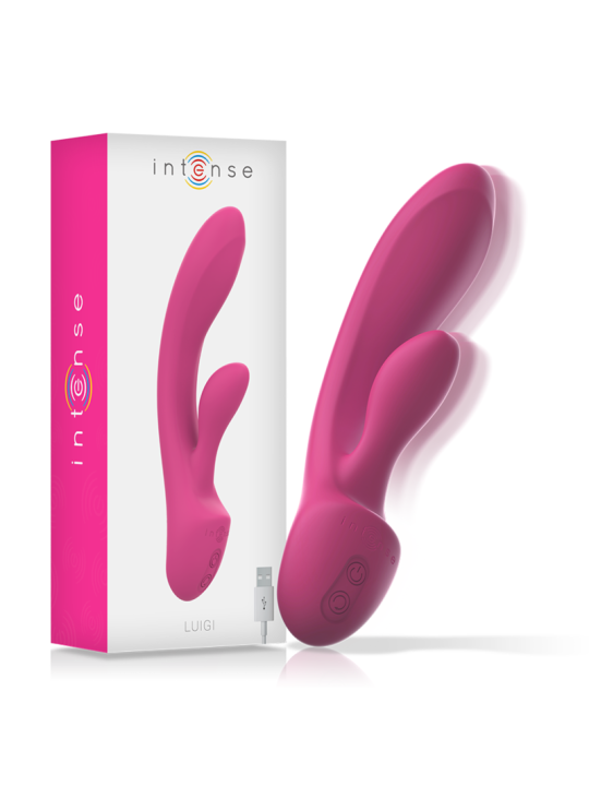 INTENSE LUIGI VIBRADOR RABBIT SILICONA LIQUIDA ROSA