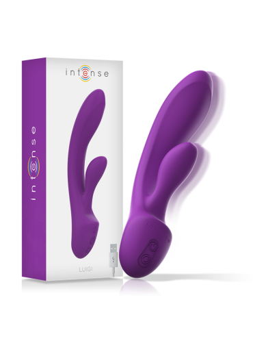 INTENSE LUIGI VIBRADOR RABBIT SILICONA LIQUIDA MORADO
