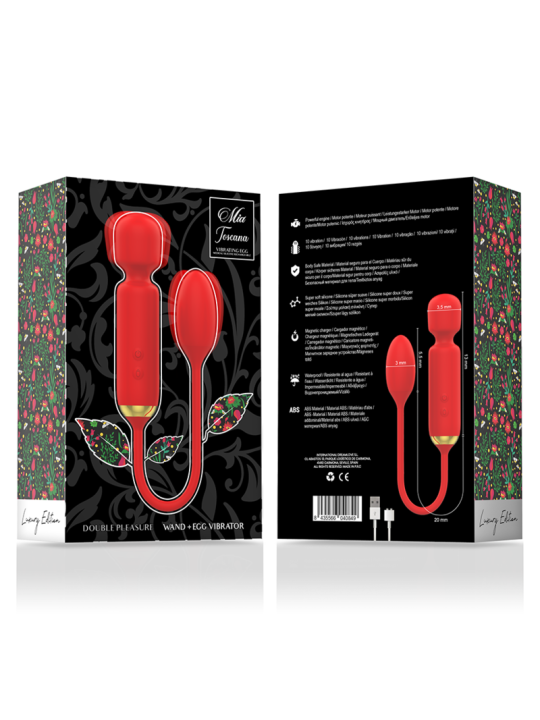 MIA TOSCANA DOUBLE PLEASURE WAND HUEVO VIBRADOR