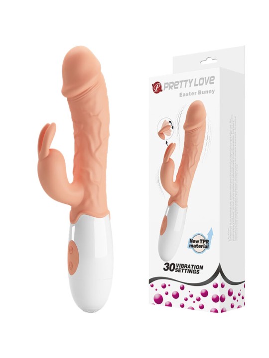 PRETTY LOVE EASTER BUNNY VIBRADOR CON ESTIMULADOR