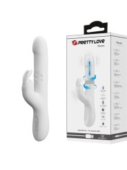 PRETTY LOVE REESE VIBRADOR CON ROTACION PLATEADO
