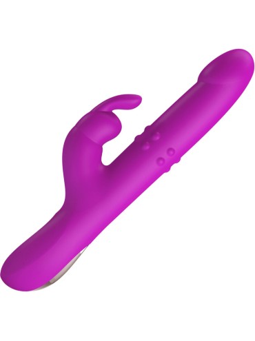 PRETTY LOVE REESE VIBRADOR CON ROTACION MORADO