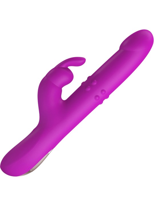 PRETTY LOVE REESE VIBRADOR CON ROTACION MORADO